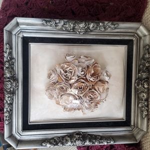 Rose Bouquet Framed Wall Art